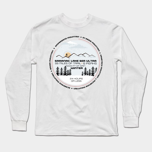 Saranac Lake 6er Winter Ultra Long Sleeve T-Shirt by beckhorn